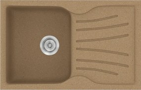 Sanitec Classic 327 (78×50) - Γρανιτένιος νεροχύτης - Granite Celtic Stone