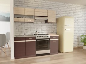 Σετ κουζίνας Econ 100, 180x60cm, Πάγκος, Πλαστικοποιημένη μοριοσανίδα | Epipla1.gr
