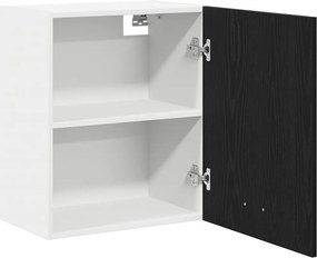 vidaXL Κρεμαστό ντουλάπι Μαύρη Οξυά 50 x 31 x 60 εκ Επεξεργασμένο ξύλο