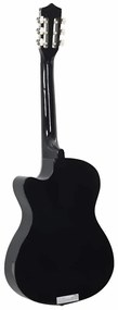 vidaXL Κιθάρα Western Classical Cutaway με 6 Χορδές Μαύρη 38&quot;