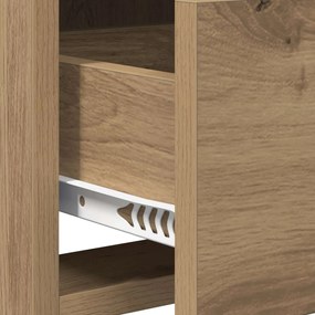 vidaXL Ντουλάπι TV 100 x 33 x 47 εκ Artisan Δρυς Επεξεργασμένο Ξύλο
