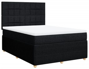 ΚΡΕΒΑΤΙ BOXSPRING ΜΕ ΣΤΡΩΜΑ ΜΑΥΡΟ 160X200 ΕΚ. ΥΦΑΣΜΑΤΙΝΟ 3292109