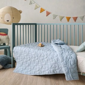 Κουβερλί Βρεφικό Imani 19 Blue Kentia 110x140cm Microfiber-Polyester