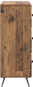 vidaXL Ντουλάπι με Συρτάρια 66 x 34,5 x 90 εκ Επεξεργασμένο Ξύλο