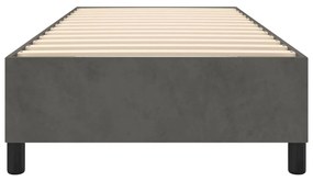 Πλαίσιο Κρεβατιού Boxspring Σκούρο Γκρι 80x200 εκ. Βελούδινο - Γκρι