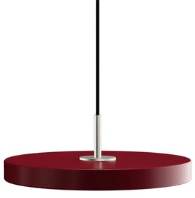 Φωτιστικό Οροφής Asteria Mini Steel 2210C4174 Φ31x3.3cm Led 900lm 14W 3000k Ruby Red Umage