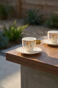 Stewehome Σετ πορσελάνινων φλιτζανιών καφέ για 6 άτομα Πολύχρωμο
