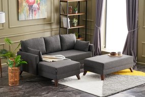 Corner Sofa-Bed Bella Mini Corner Sofa Left - Anthracite Anthracite