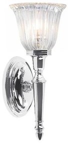 Απλίκα Φωτιστικό Μπάνιου 1xG9 IP44 33cm Dryden Elstead Lighting BATH-DRYDEN1-PC Χρώμιο