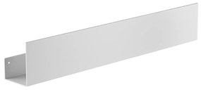 Ράφι Υψηλής Πρόσοψης W700xD93xH120mm Stainless Steel White Matt Verdi Strantza 7233301