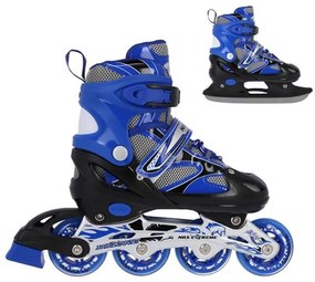 Αυξομειούμενα Roller NH18366 2 ΣΕ 1 Μπλε Small(31-34) IN-LINE SKATES/HOCKEY ICE SKATES