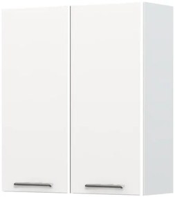 Ντουλάπι κρεμαστό Modena V9-80-2K-Λευκό - Λευκό γυαλιστερό - 80.00Χ32.00Χ91.00cm