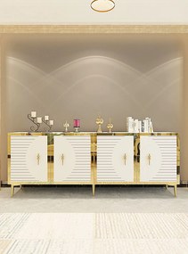 Console Tuna 180 - White, Gold White
Gold