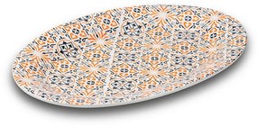 Πιατέλα Πορσελάνινη Οβάλ Maiolica Orange 10-099-137 35Χ24Cm White Nava Porcelain