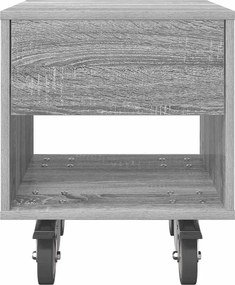 vidaXL Κομοδίνο 2 pcs Γκρίζο Σονομα 40,5 x 40 x 48 εκ.