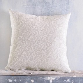 Μαξιλαροθήκη Διακοσμητική Tessy Ecru Ρυθμός 40Χ40 Cotton-Polyester