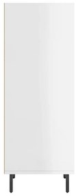 VidaXL Ντουλάπι Γυαλιστερό Λευκό 34,5 x 32,5 x 90 εκ. Επεξεργ. Ξύλο
