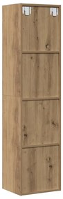 vidaXL Ντουλάπι βιβλίου/ΤV Ντουλάπι Artisan Oak 36x30x143cm