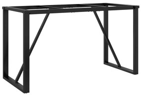 vidaXL Πόδια Τραπεζαρίας σε Σχήμα «Ο» 140x60x73 εκ. Ατσάλι