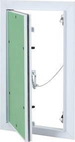 vidaXL Πάνελ Πρόσβασης Πράσινο και Ασημί 25 x 45 εκ
