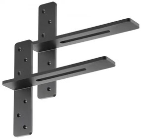 VEVOR 2 Pcs Shelf Brackets 14 inch / 355.6 mm Heavy Duty Floating Shelf Brackets