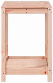 vidaXL Τραπέζι Κηπουρικής με Ράφι 82,5x50x75 εκ. Μασίφ Ψευδοτσούγκα