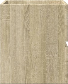 vidaXL Ντουλάπι Νιπτήρα Sonoma Δρυς 41x38,5x45 εκ. Επεξεργασμένο Ξύλο