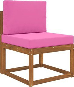 vidaXL Μαξιλάρι Καναπέ Εξωτερικού Χώρου 2 pcs Ροζ Πολυεστέρας