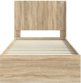 vidaXL Καλάθι με αποθήκη και κεφαλάρι Sonoma Δρυς 100 x 200 cm
