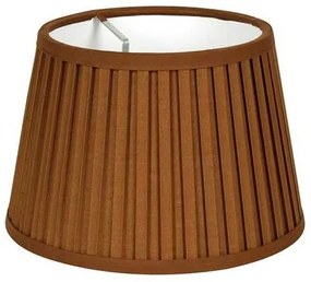 Καπέλο E14/E27 φωτιστικού υφασμάτινο καφέ VK Hellas Electric-60080-099987 60080-099987