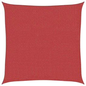 vidaXL Πανί Σκίασης Κόκκινο 2,5 x 2,5 μ. από HDPE 160 γρ./μ²