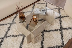Coffee Table Flavio - Travertine Travertine Marble
