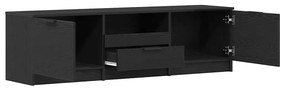 vidaXL Ντουλάπι TV Μαύρο 140 x 35 x 40 εκ Επεξεργασμένο ξύλο