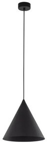 Κρεμαστό Φωτιστικό Οροφής 1xE27 Φ25cm Cono TK Lighting-6630-Μαύρο 6630