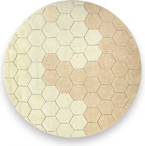 Στρογγυλό Χαλί All Season (Φ140) Lorena Canals Honeycomb Golden