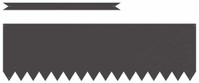 vidaXL Περιγράμματα γκαζόν 50 pcs Μαύρο 100 x 0.5 x 30 εκ Ατσάλι
