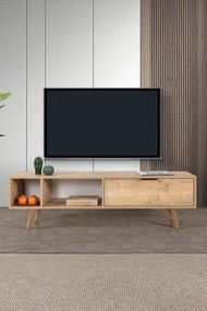 Έπιπλο Τηλεόρασης Sapphire Δρυς REFRO 160x35x18