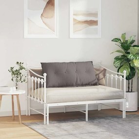 vidaXL Μαξιλάρι Πλάτης Taupe 100 x 19 x 50 εκ ύφασμα