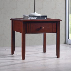 Κομοδίνο Juliene 330-000017 50x44x46cm Walnut