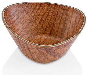 Μπωλ Σερβιρίσματος Triangle 10154 10x10x3,5cm Brown Evelin Polystyrene