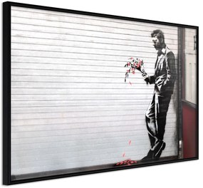 Αφίσα - Banksy: Waiting in Vain - 90x60 - Μαύρο - Χωρίς πασπαρτού