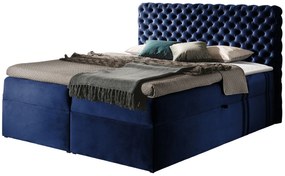 Επενδυμένο κρεβάτι Chesterfield-Mple-160 x 200 εκ. - 210.00Χ166.00Χ122.00cm