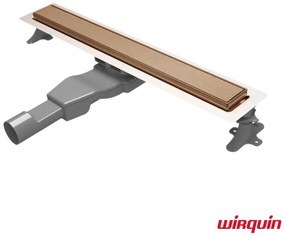 Wirquin Flat Liner 60 Κανάλι ντους 60εκ Rose Gold Brushed PVD