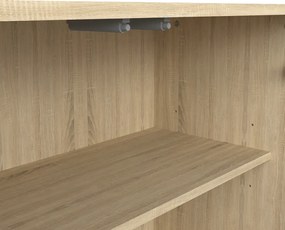 Μπουφές Billie pakoworld sonoma-ανθρακί149x40x77εκ