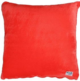 ΔΙΑΚΟΣΜΗΤΙΚΟ ΜΑΞΙΛΑΡΙ BASIS RED Κόκκινο Διακοσμητική μαξιλαροθήκη: 45 x 45 εκ. MADI