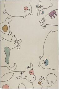 Χαλί Yolo 64176 260 Beige-Multi Βιοκαρπέτ 160X230cm