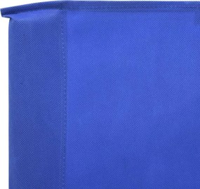 vidaXL Προστατευτικό Αέρα με 3 Πάνελ Αζούρ Μπλε 400x80 εκ. Υφασμάτινο