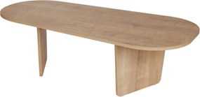 Τραπεζάκι Σαλονιού Δρυς OVALIS 130x65x40