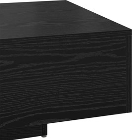 vidaXL Τραπεζάκι σαλονιού Μαύρη Οξυά 85 x 55 x 31 cm