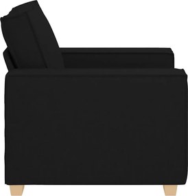 vidaXL Πολυθρόνα-Καναπέ Μαύρη από Ύφασμα 100x78x84 εκ.